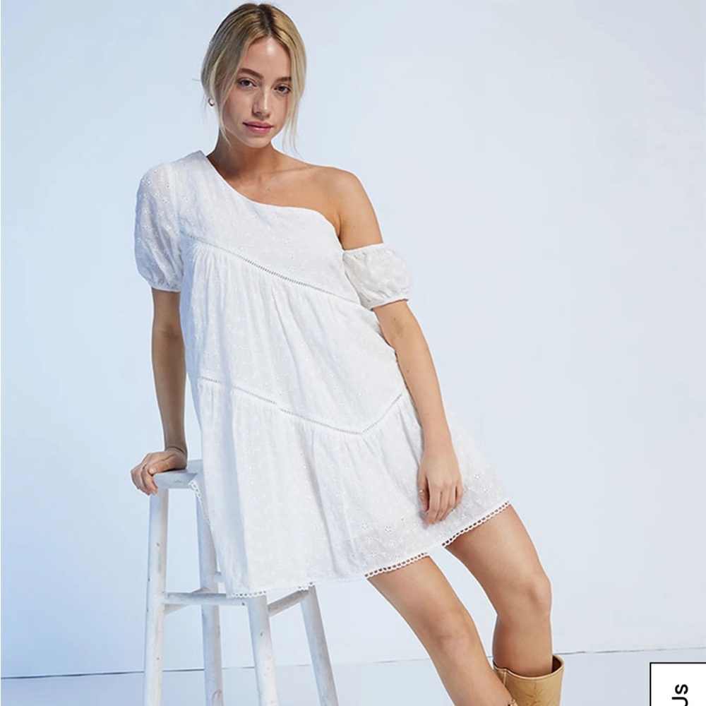 Pacsun Asymmetrical White Dress